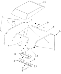 Replacement Parts Diagram and Parts List for 49A70005100 ZTX Cub Cadet Lawn Tractor